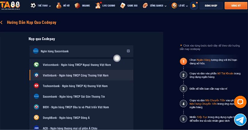 TA88 - Nhà cái cá cược trực tuyến hàng đầu thị trường Châu Á