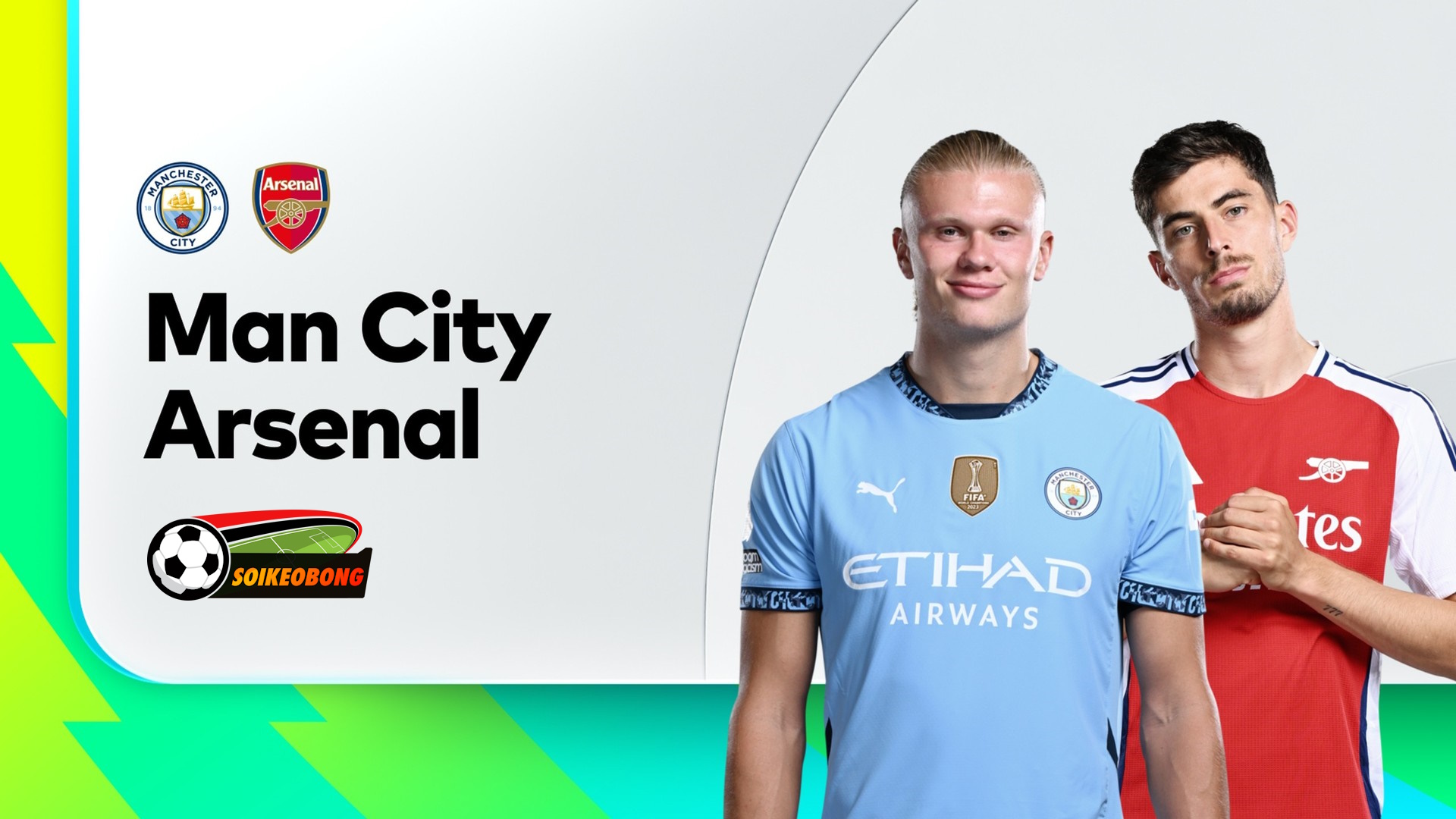 Soi kèo trực tuyến 7M trận Manchester City vs Arsenal –  22h30 22/09/2024: Tâm điểm Etihad